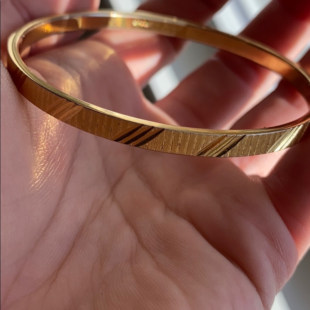 Vintage Gold Monet bangle jewelry - Picture 2 of 2